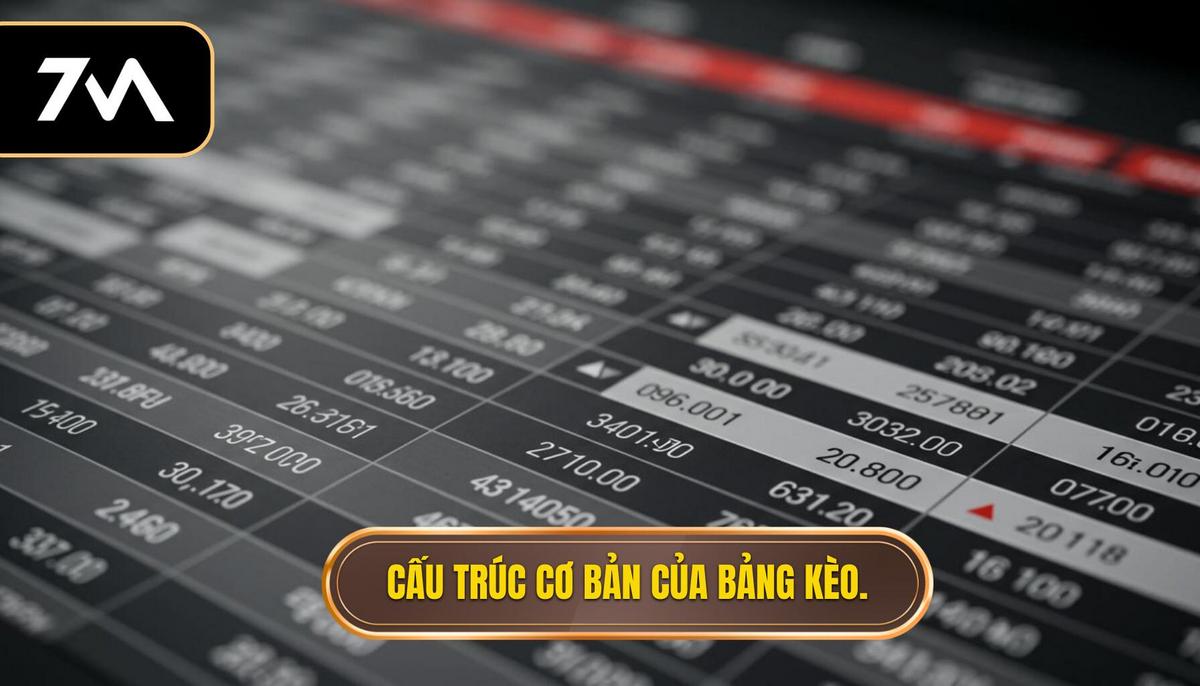 Hiểu rõ cấu trúc cơ bản của bảng kèo cá cược