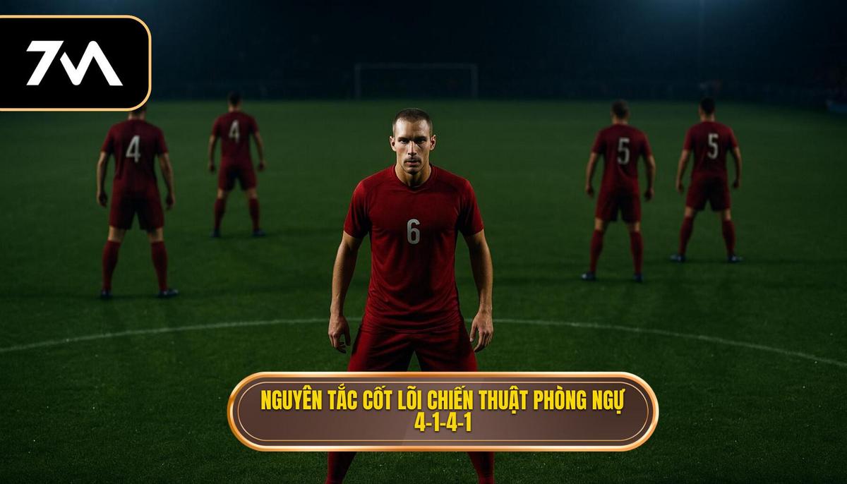 Nguyên tắc cốt lõi của Chiến thuật 4-1-4-1 trong phòng ngự