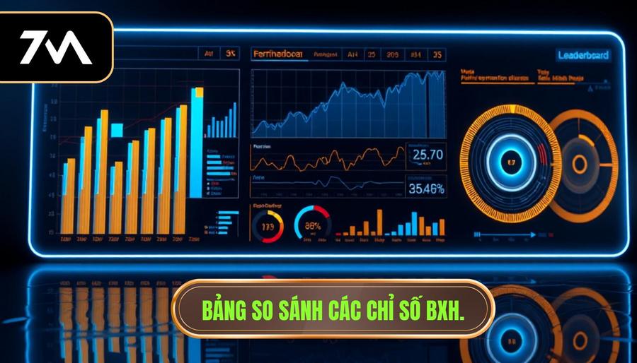 Bảng so sánh các chỉ số BXH.