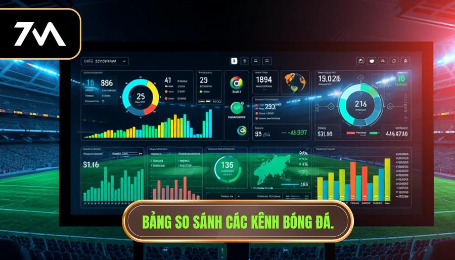 Bảng so sánh các kênh bóng đá.