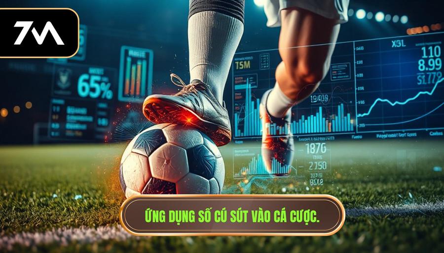 Ứng dụng số cú sút vào cá cược.