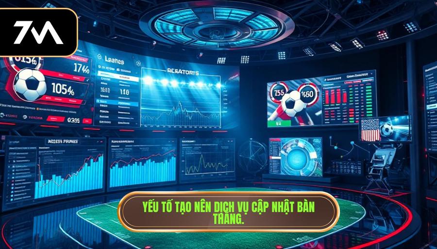 Yếu tố tạo nên dịch vụ cập nhật bàn thắng.