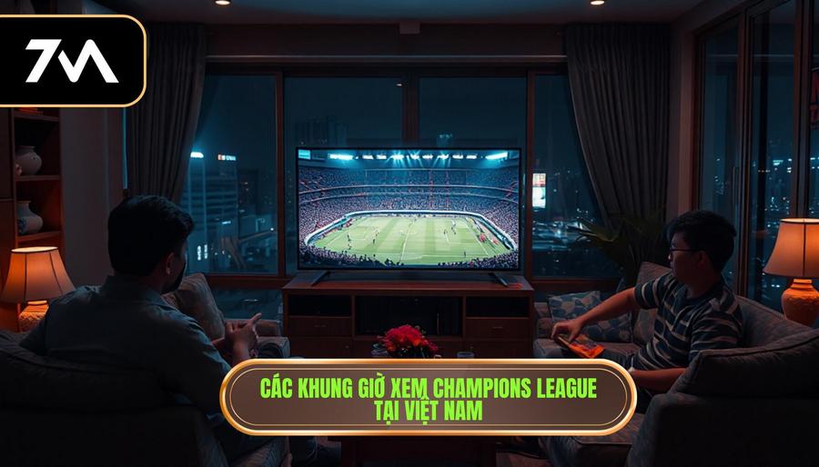 1. Các khung giờ xem Champions League tại Việt Nam